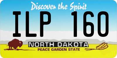 ND license plate ILP160