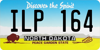 ND license plate ILP164