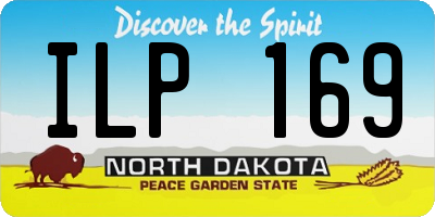 ND license plate ILP169