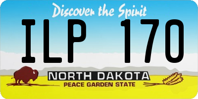 ND license plate ILP170