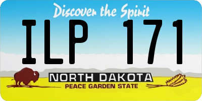 ND license plate ILP171