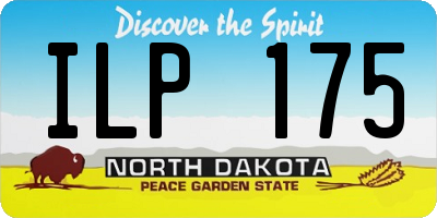 ND license plate ILP175