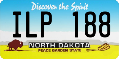ND license plate ILP188