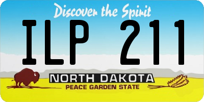 ND license plate ILP211