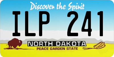 ND license plate ILP241