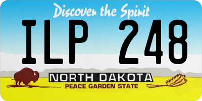 ND license plate ILP248