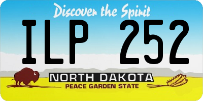 ND license plate ILP252