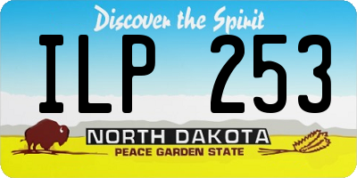 ND license plate ILP253