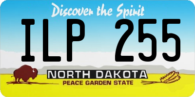 ND license plate ILP255