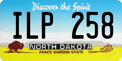 ND license plate ILP258