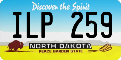 ND license plate ILP259
