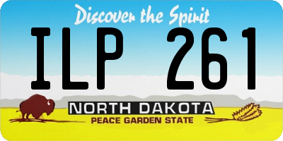 ND license plate ILP261