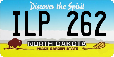 ND license plate ILP262