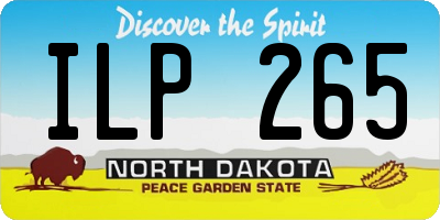 ND license plate ILP265