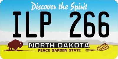 ND license plate ILP266