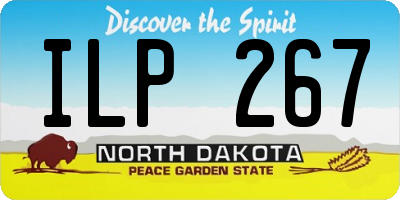 ND license plate ILP267