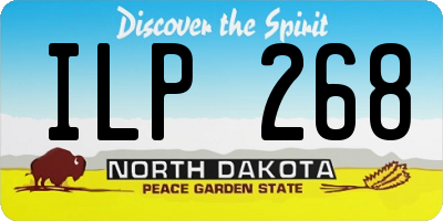 ND license plate ILP268