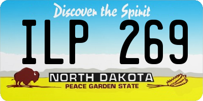 ND license plate ILP269