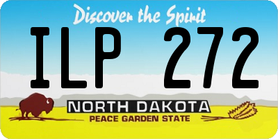 ND license plate ILP272