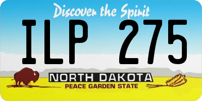 ND license plate ILP275