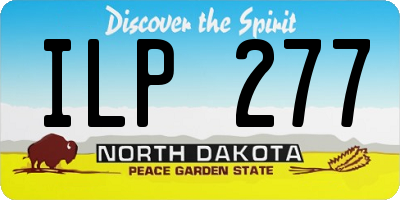 ND license plate ILP277