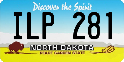 ND license plate ILP281