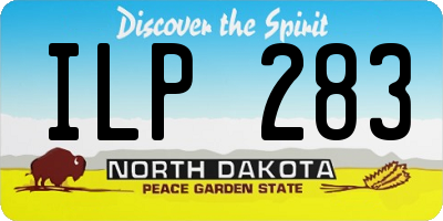 ND license plate ILP283