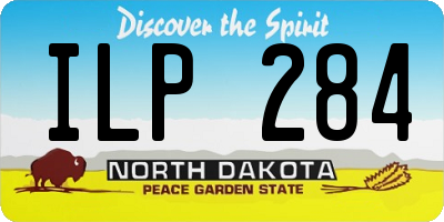 ND license plate ILP284