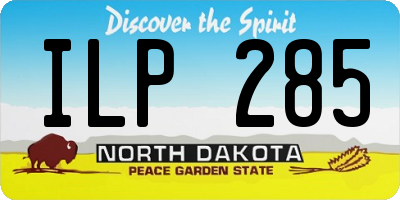 ND license plate ILP285