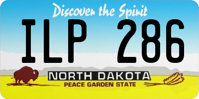 ND license plate ILP286