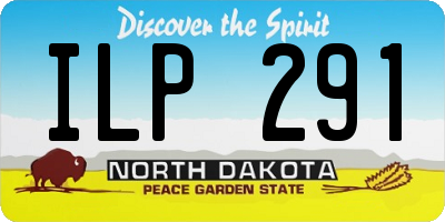 ND license plate ILP291