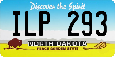 ND license plate ILP293