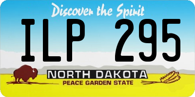 ND license plate ILP295