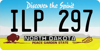 ND license plate ILP297
