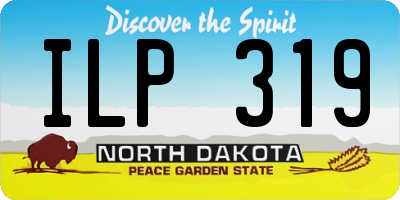 ND license plate ILP319