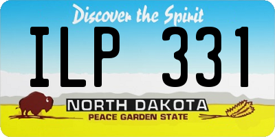 ND license plate ILP331