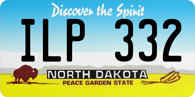 ND license plate ILP332