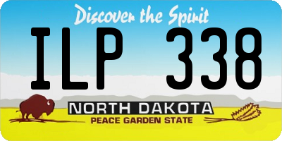 ND license plate ILP338
