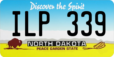ND license plate ILP339