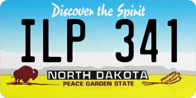 ND license plate ILP341