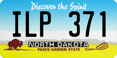 ND license plate ILP371