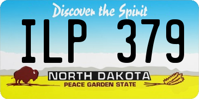 ND license plate ILP379