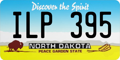ND license plate ILP395