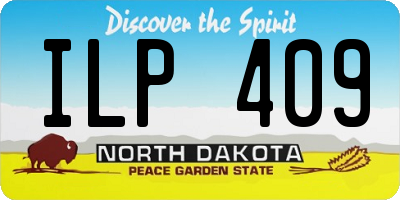 ND license plate ILP409
