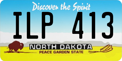 ND license plate ILP413