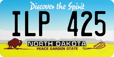 ND license plate ILP425