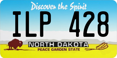 ND license plate ILP428