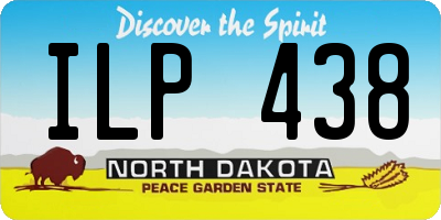 ND license plate ILP438