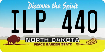 ND license plate ILP440