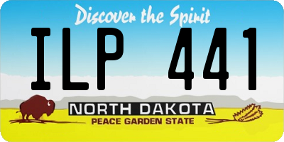 ND license plate ILP441